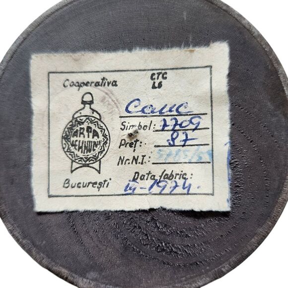 Vintage Wooden Mugs Set of 2 Arta Bucuresti 70s Large Handle Wood - Picture 2 of 10